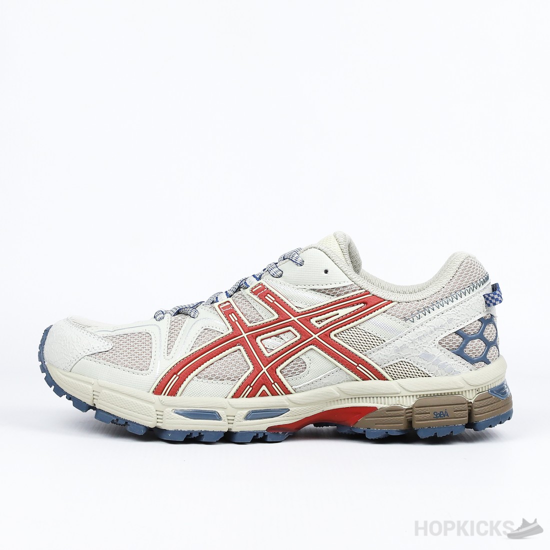 ASICS Scarpa da corsa nero bianco Kahana 8 Beige Red Premium Batch Asics Gel